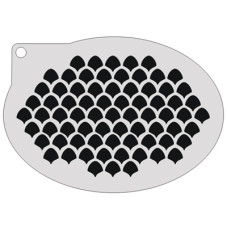 Medium stencil - Kleine Schubben