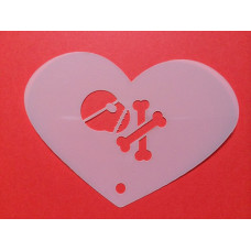 Mini stencil - Doodshoofd