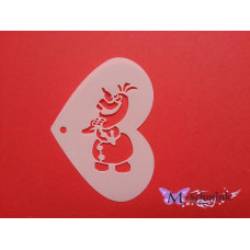 Mini stencil - Sneeuwpop