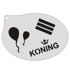           Medium  stencil - Koningsdag (KONING)