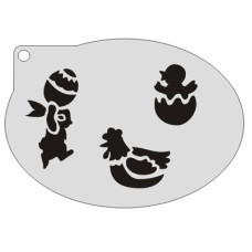 Medium  stencil - Pasen - Paaskip