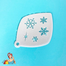 MRQ stencil small - Snowflakes