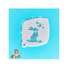 MRQ stencil small PASEN - Bunny Butterfly 