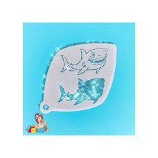 MRQ stencil medium - Sharkey Shark 2steps