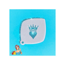 MRQ stencil small - Queen of Hearts
