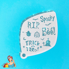 MRQ stencil large - Halloween Special