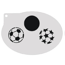 Medium stencil  - Voetballen