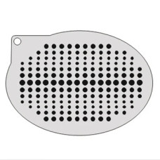 Medium  stencil - Grote en kleine stippen