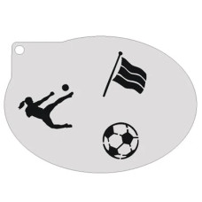 Medium stencil  - Voetbal Dames