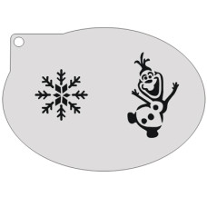 Medium stencil - Sneeuwpop IJskristal