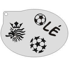 Medium stencil - Voetbal