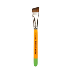 BOLT Face Painting Brushes by Jest Paint | NEW Pointed Handle - 3/4" Angle FIRM