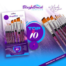 Marcela Bustamante -  Blazin brush |  Top 10 - 10 penselen