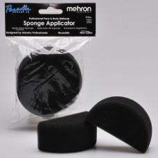 Mehron 2x halve spons zwart