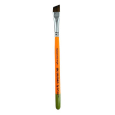 BOLT Face Painting Brushes by Jest Paint | NEW Pointed Handle - 1/2  Angle FIRM