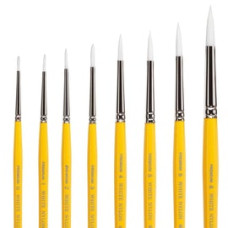 Kingart  Rond 7950  penselen set nummers 0-1-2-3 -4-5-6 en 8  (8 st.) 