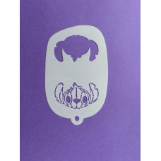 Medium Stencil - Pompoen monster 