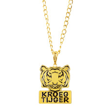                                                                     OP=OP Ketting KROEGTIJGER - GOUD