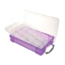 Glittertattoo sjablonen box PAARS met 2 x inleg voor 30 sjablonen (zonder sjablonen)