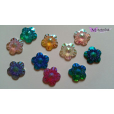 Body jewels BLOEM 10 st. Gekleurd