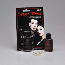 Mehron Kunstbloed 15 ml. met capsules (op=op)