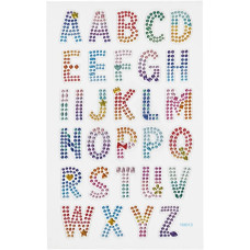 Diamant Stickervel LETTERS