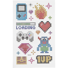 Diamant Stickervel GAMES